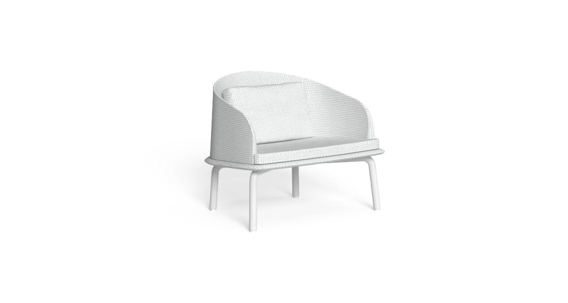 Cleo Soft/Alu Lounge Chair - Talenti