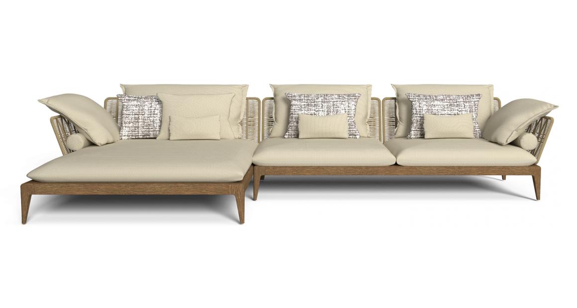 Cruise/Teak Modular Sofa - Talenti